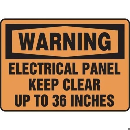 Accuform OSHA WARNING SAFETY SIGN ELECTRICAL FRMELC308VA FRMELC308VA